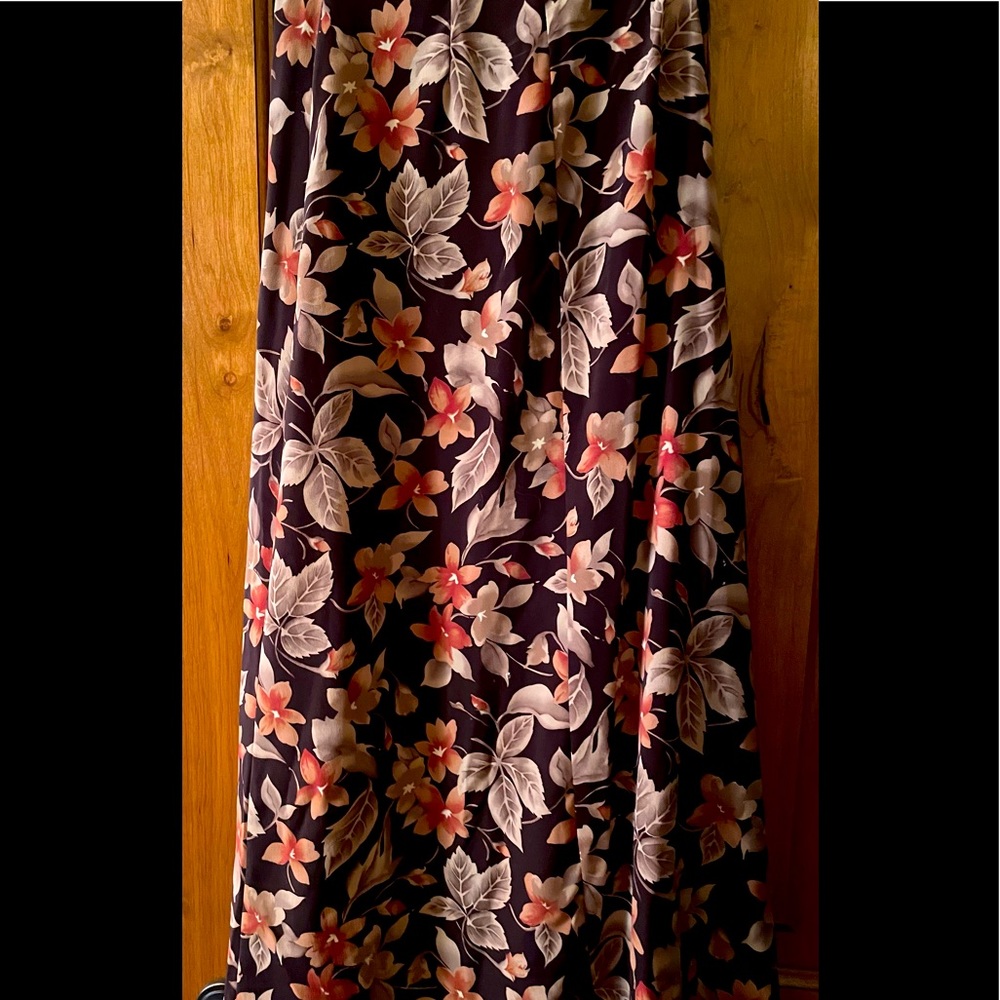 Wrap style ankle length skirt